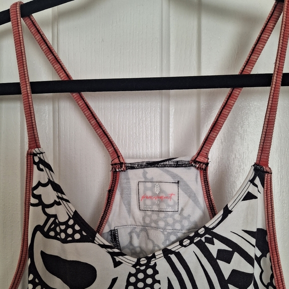 Free People Hot Shot Printed Onesie - Black Combo - COPY - Picture 6 of 6